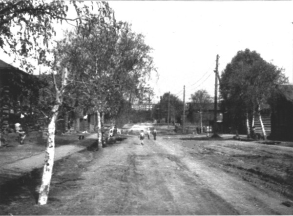 Улица Сохраннова. 1956 год. Фото из архива С. Новиков.