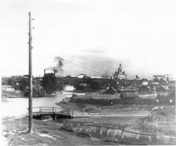 Горбатый мостик на Курейке. 1958 год.